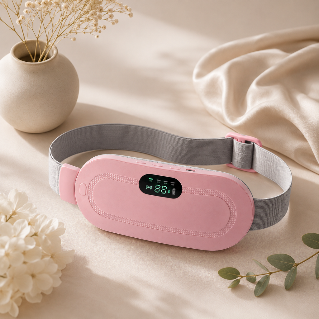 HerCare Heat & Massage Period & Back Pain Relief Belt